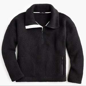 J.Crew Polartec fleece half zip pullover jacket